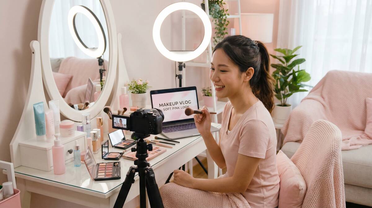 丝袜美妆教程视频